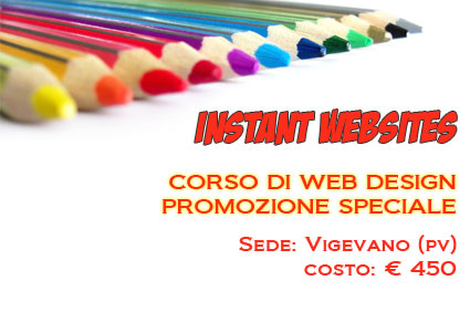 Promozione sul corso di Web Design Promozione sul corso di Web Design